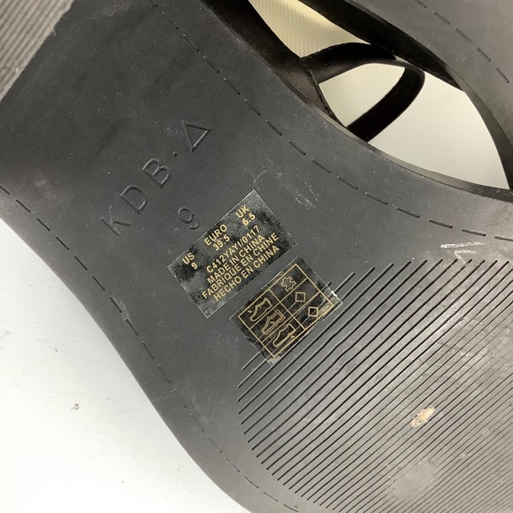 Kelsi Dagger London Lee Block Heel Sheer Mesh Strap Slip-On Sandal - Picture 10 of 10